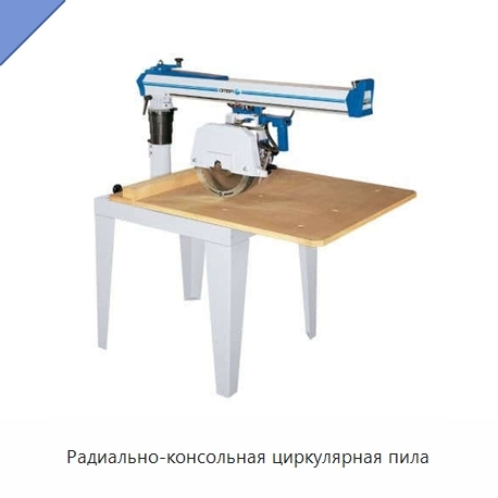 Радиально-консольная циркулярная пила