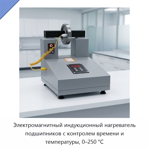 Электромагнитный индукционный нагреватель подшипников с контролем времени и температуры, 0–250 °C