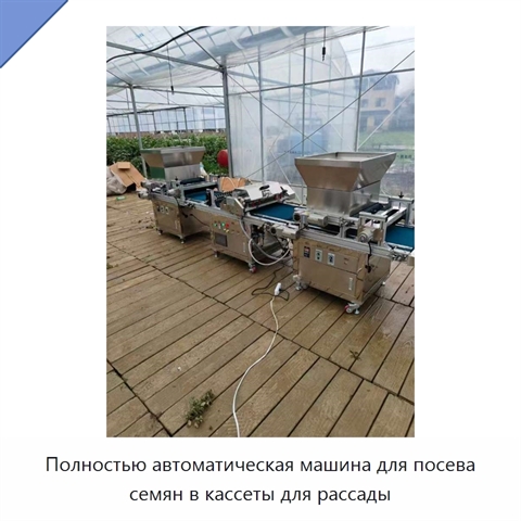 Полностью автоматическая машина для посева семян в кассеты для рассады