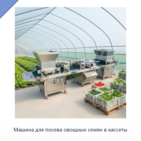 Машина для посева овощных семян в кассеты