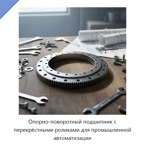 Опорно-поворотный подшипник с перекрёстными роликами для промышленной автоматизации