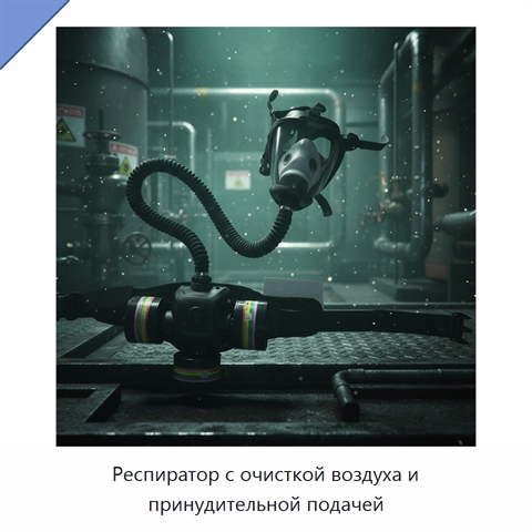 Респиратор с очисткой воздуха и принудительной подачей