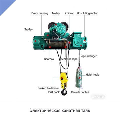 Электрическая канатная таль