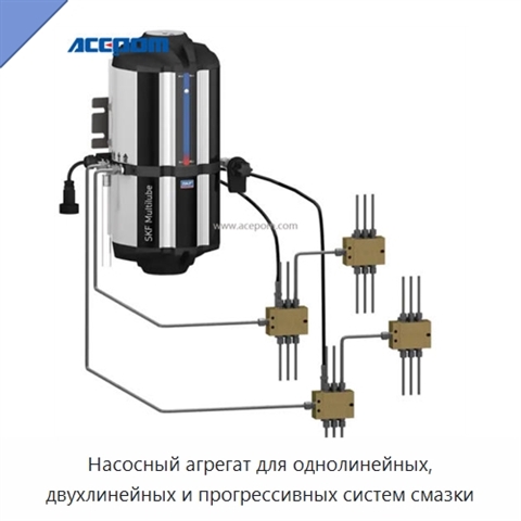 Насосный агрегат для однолинейных, двухлинейных и прогрессивных систем смазки