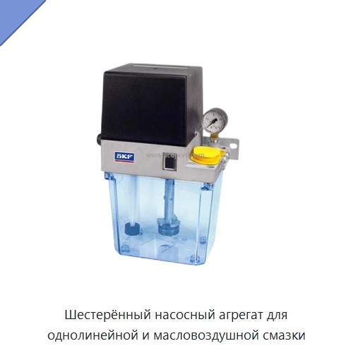 Шестерённый насосный агрегат для однолинейной и масловоздушной смазки — Испытательные приборы