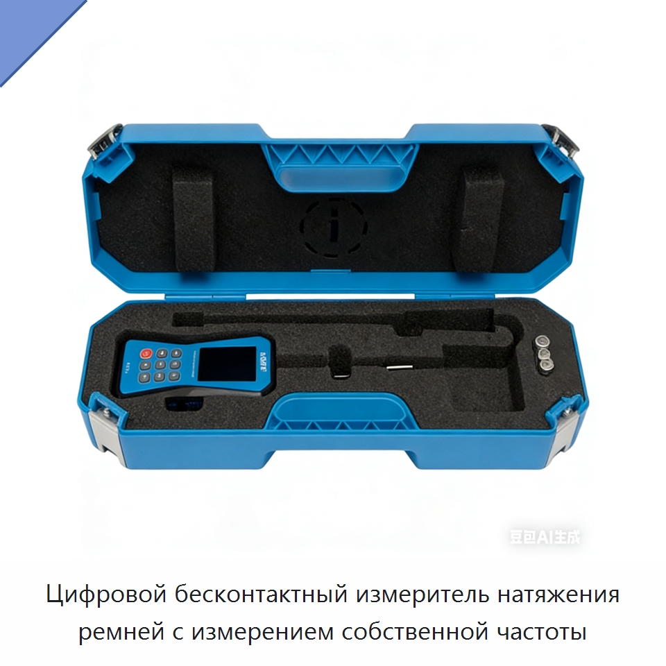 Цифровой бесконтактный измеритель натяжения ремней с измерением собственной частоты — Испытательные приборы