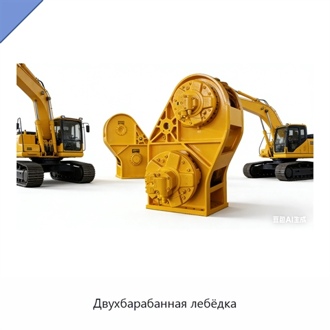 Двухбарабанная лебёдка