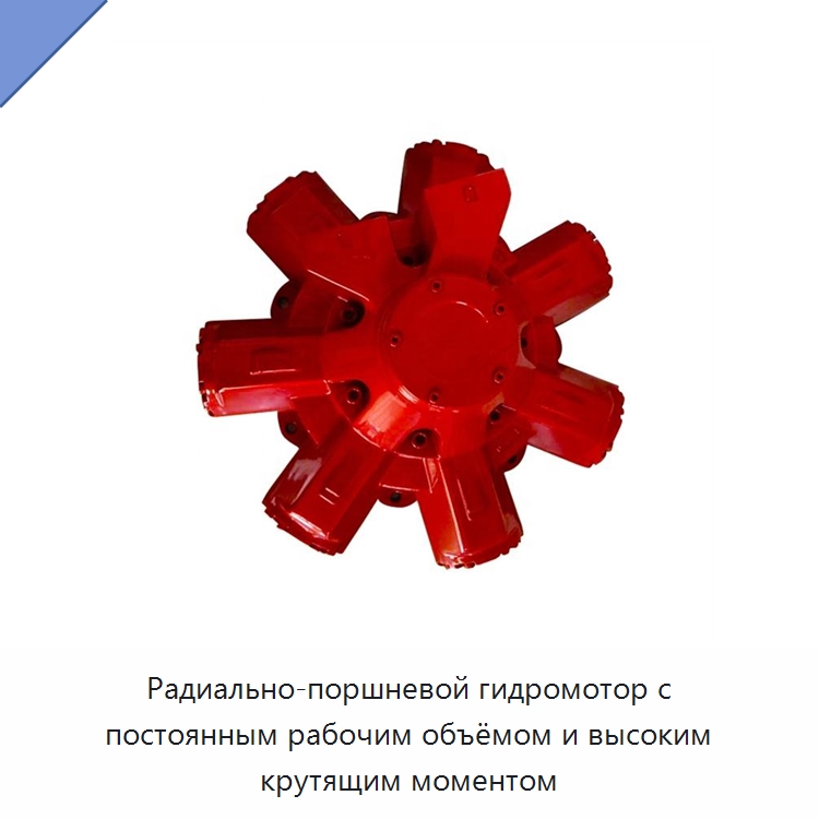 Радиально-поршневой гидромотор с постоянным рабочим объёмом и высоким крутящим моментом — Гидромоторы