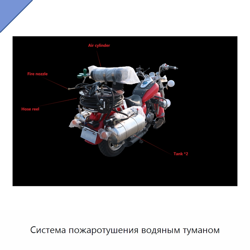 Система пожаротушения водяным туманом
