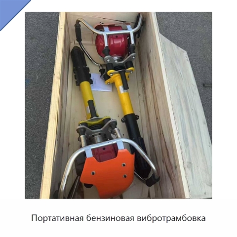 Портативная бензиновая вибротрамбовка