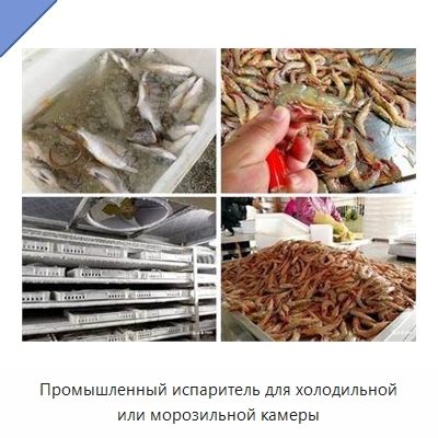 Промышленный испаритель для холодильной или морозильной камеры
