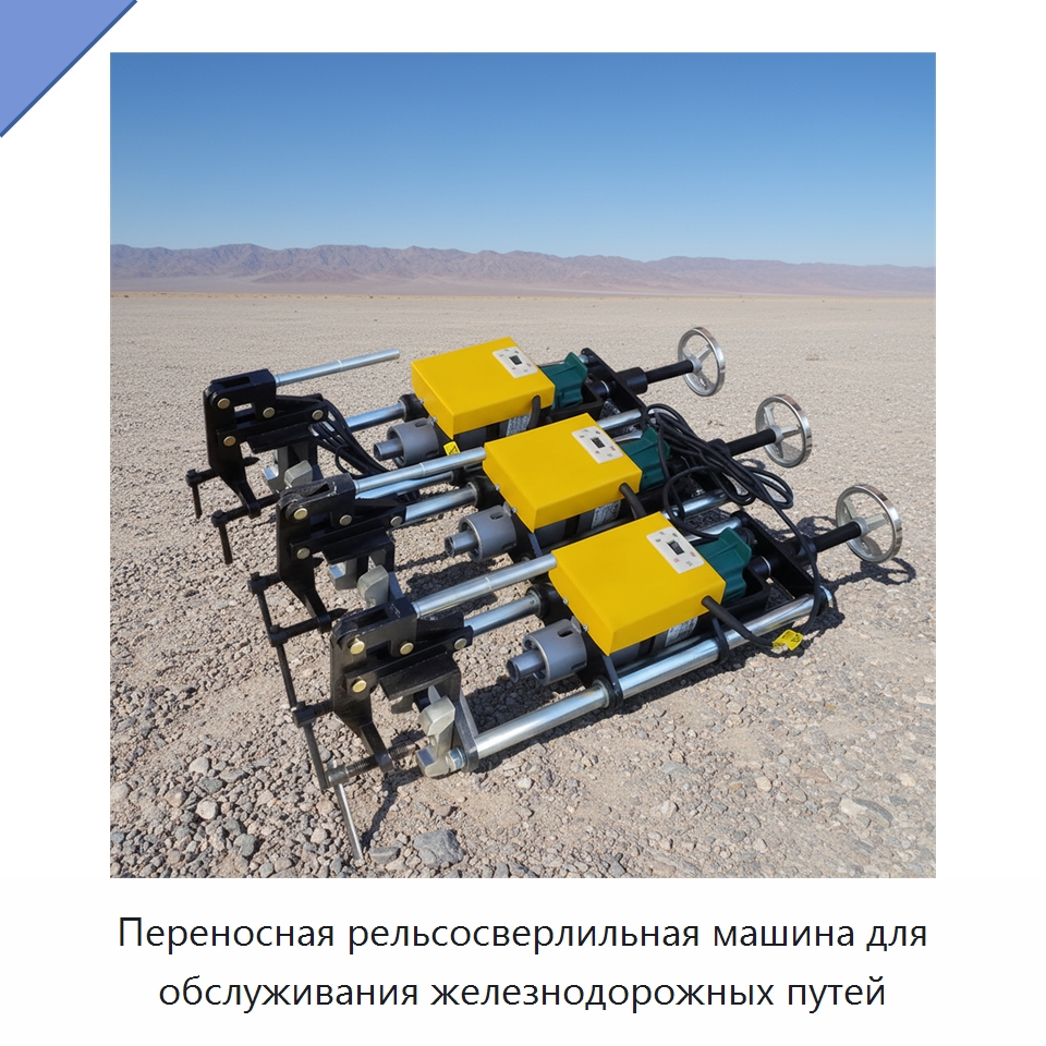 Переносная рельсосверлильная машина для обслуживания железнодорожных путей — Горнодобывающее оборудование