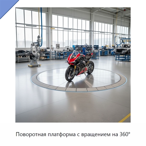 Поворотная платформа с вращением на 360°