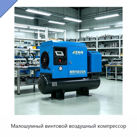Малошумный винтовой воздушный компрессор