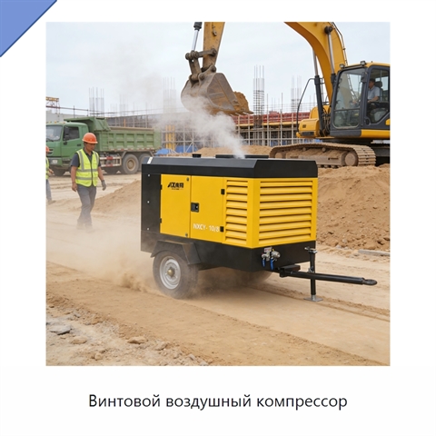Винтовой воздушный компрессор
