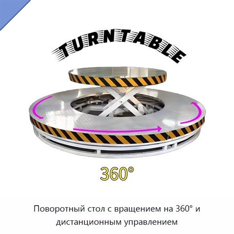 Поворотный стол с вращением на 360° и дистанционным управлением