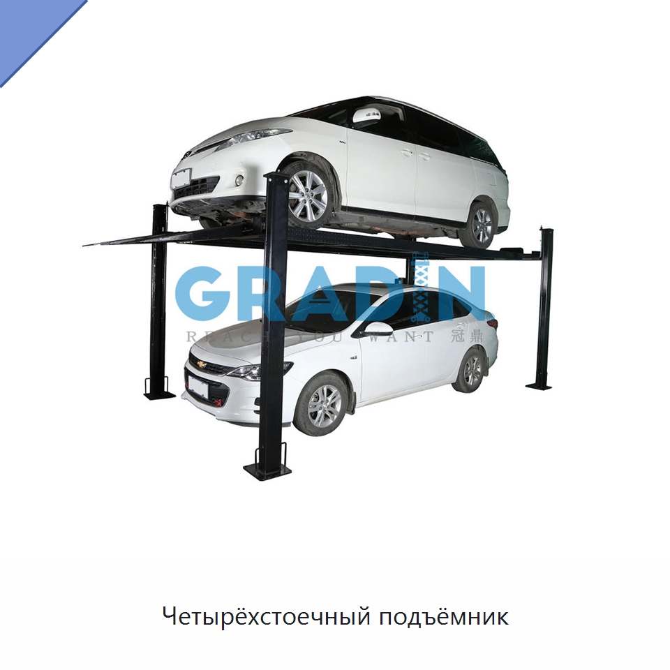 Четырёхстоечный подъёмник — Подъемные столы