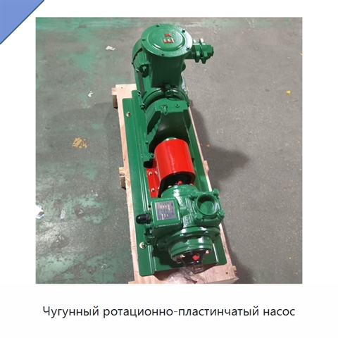 Чугунный ротационно-пластинчатый насос