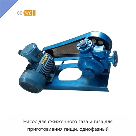 Насос для сжиженного газа и газа для приготовления пищи, однофазный