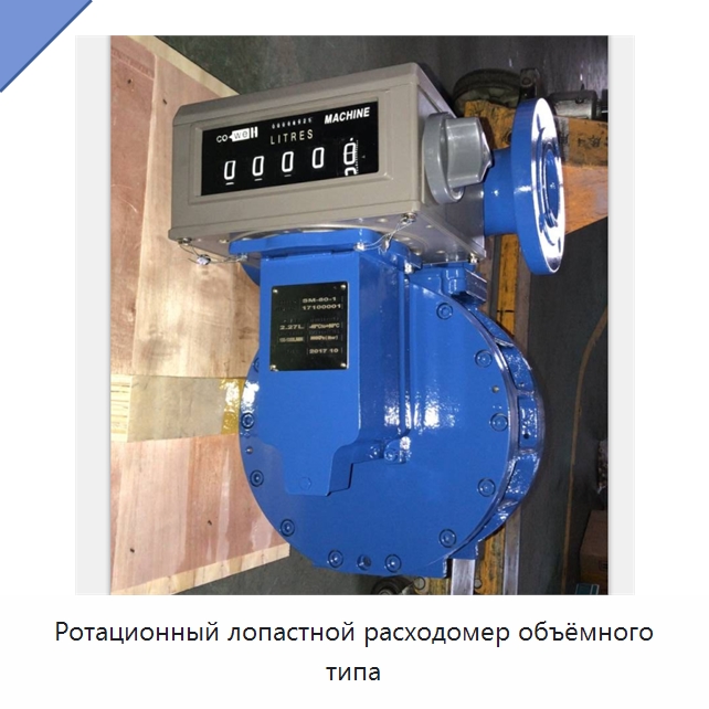 Ротационный лопастной расходомер объёмного типа — Расходомеры