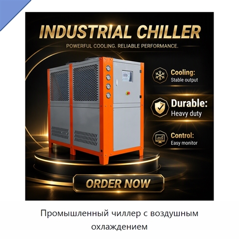 Промышленный чиллер с воздушным охлаждением