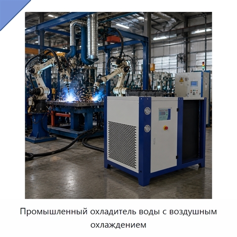 Промышленный охладитель воды с воздушным охлаждением
