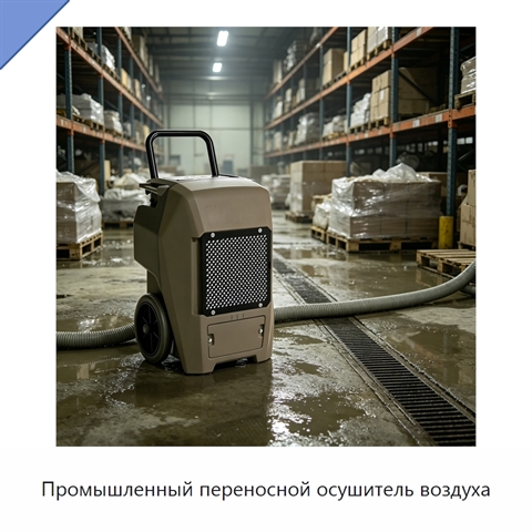 Промышленный переносной осушитель воздуха