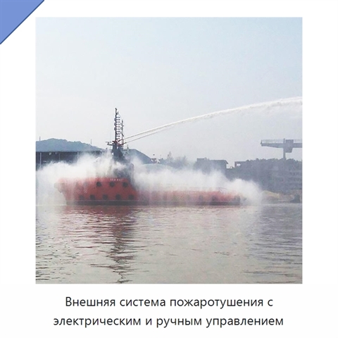 Внешняя система пожаротушения с электрическим и ручным управлением