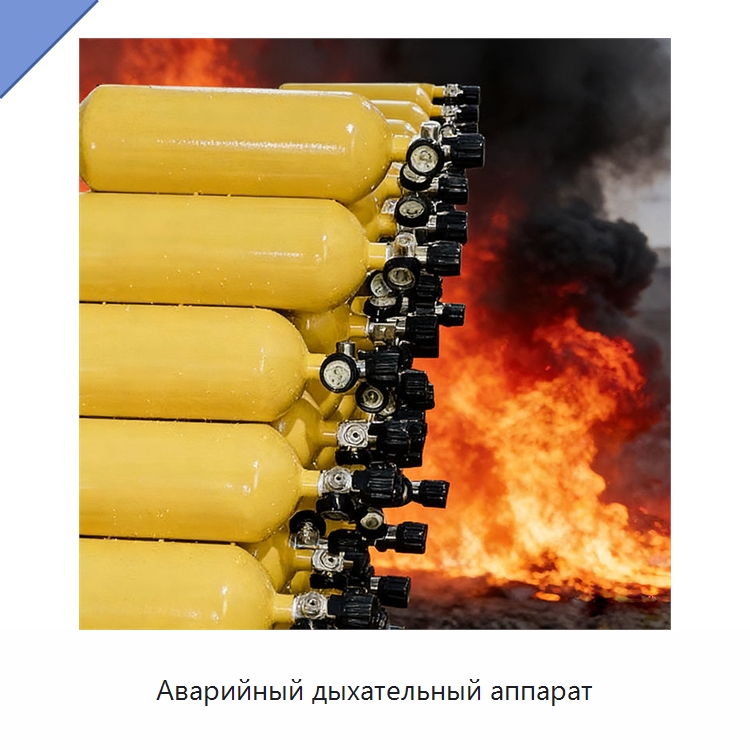Аварийный дыхательный аппарат — Противопожарное оборудование и принадлежности