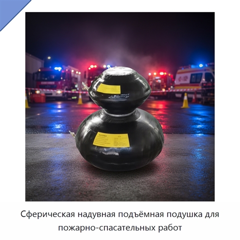 Сферическая надувная подъёмная подушка для пожарно-спасательных работ