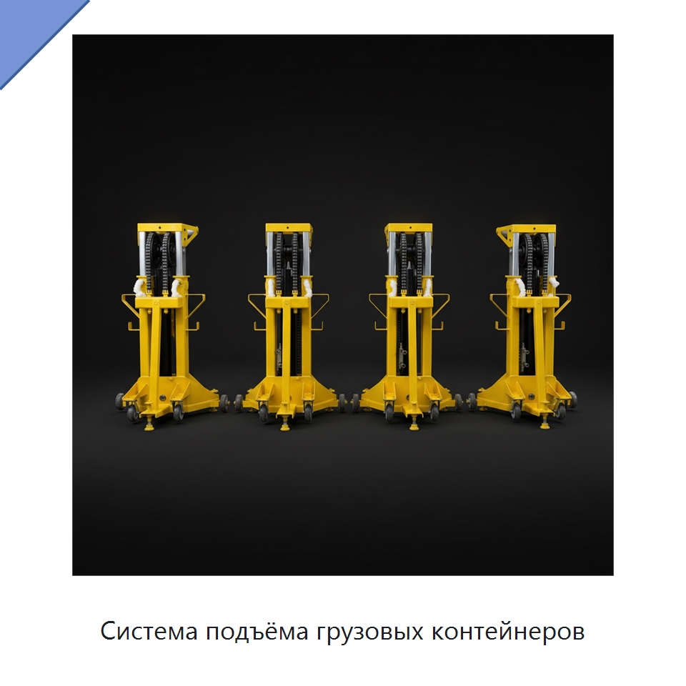 Система подъёма грузовых контейнеров — Электротали
