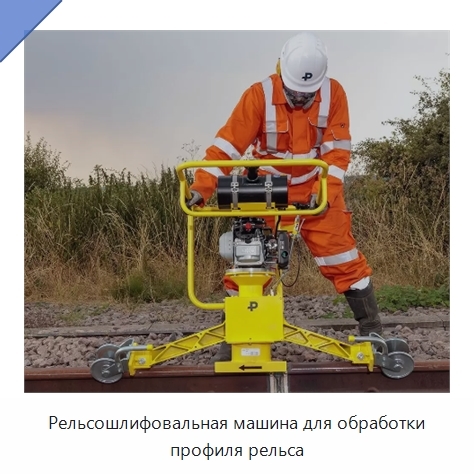Рельсошлифовальная машина для обработки профиля рельса