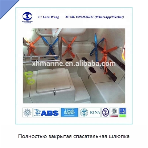 Полностью закрытая спасательная шлюпка