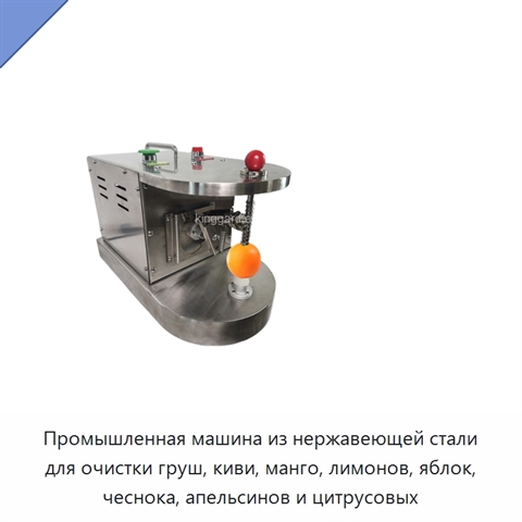 Промышленная машина из нержавеющей стали для очистки груш, киви, манго, лимонов, яблок, чеснока, апельсинов и цитрусовых