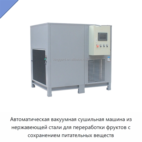Автоматическая вакуумная сушильная машина из нержавеющей стали для переработки фруктов с сохранением питательных веществ