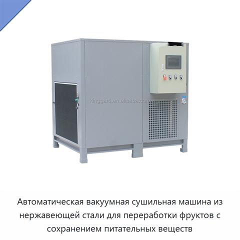 Автоматическая вакуумная сушильная машина из нержавеющей стали для переработки фруктов с сохранением питательных веществ