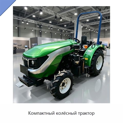 Компактный колёсный трактор
