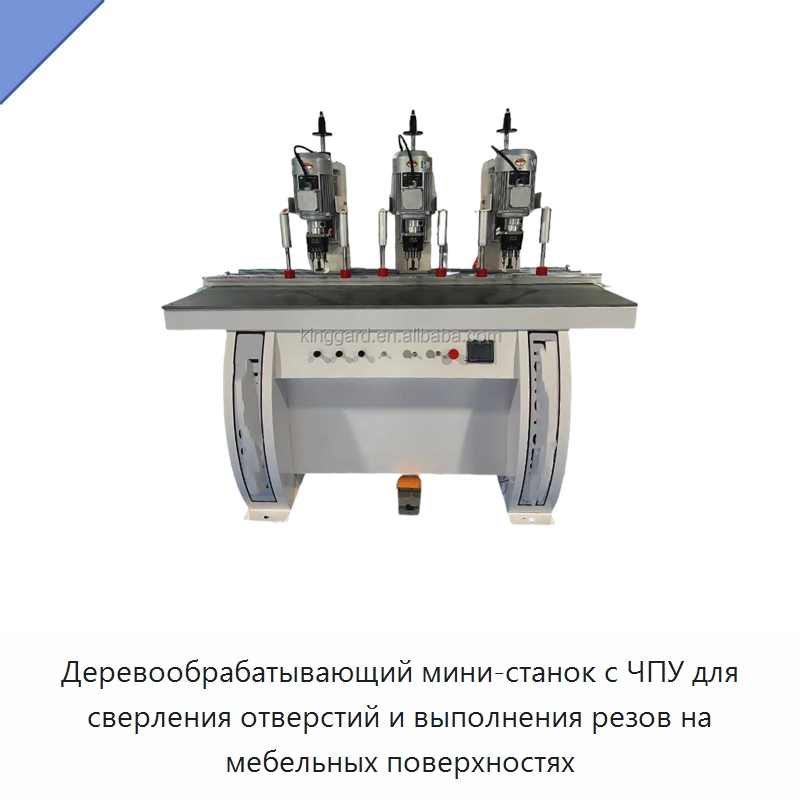 Деревообрабатывающий мини-станок с ЧПУ для сверления отверстий и выполнения резов на мебельных поверхностях — Сверлильные станки по дереву