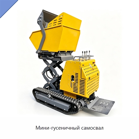 Мини-гусеничный самосвал