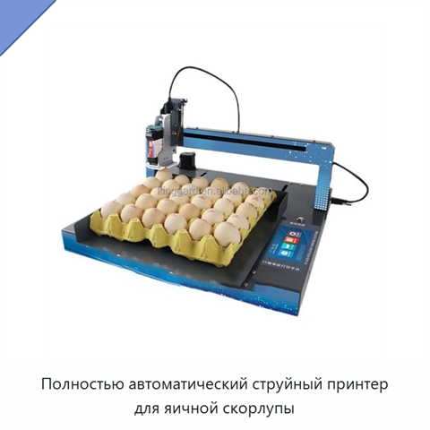 Полностью автоматический струйный принтер для яичной скорлупы