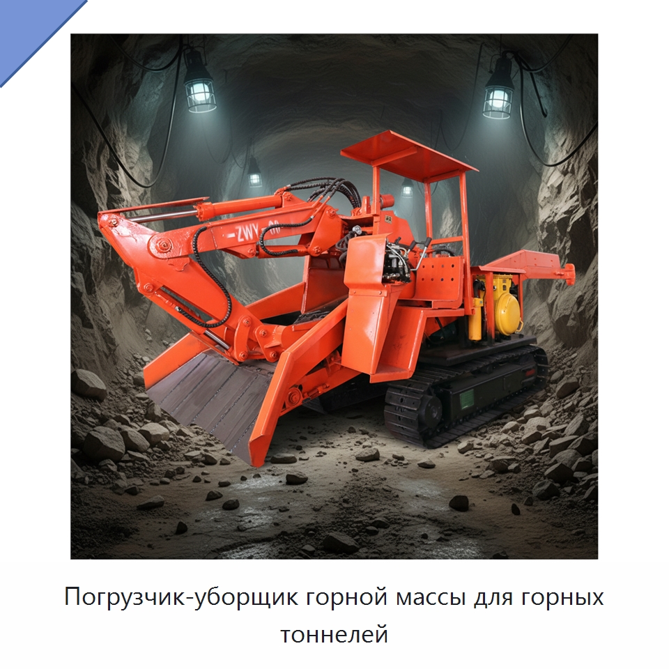 Погрузчик-уборщик горной массы для горных тоннелей — Горнодобывающее оборудование