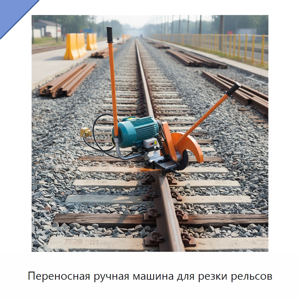Переносная ручная машина для резки рельсов — Железнодорожный инструмент