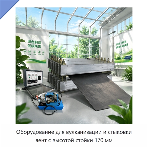 Оборудование для вулканизации и стыковки лент с высотой стойки 170 мм