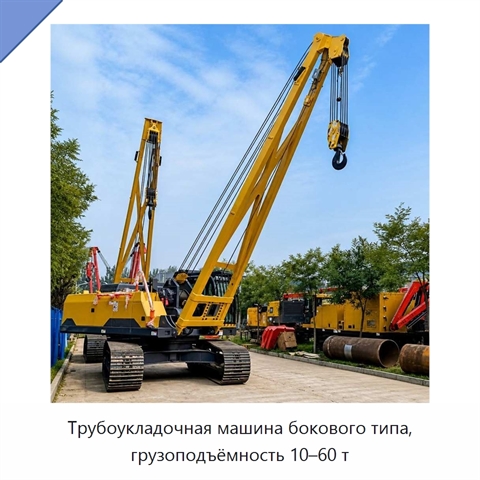 Трубоукладочная машина бокового типа, грузоподъёмность 10–60 т