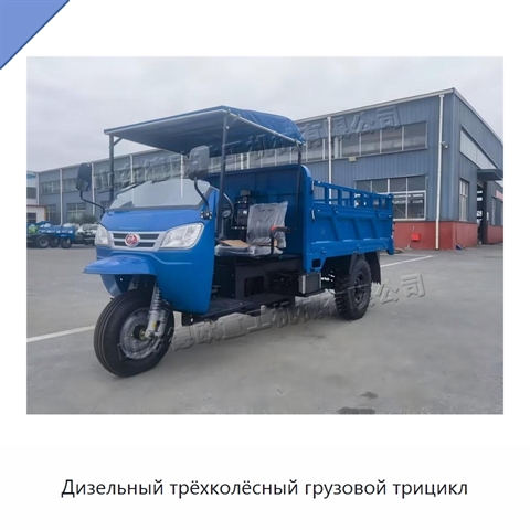 Дизельный трёхколёсный грузовой трицикл