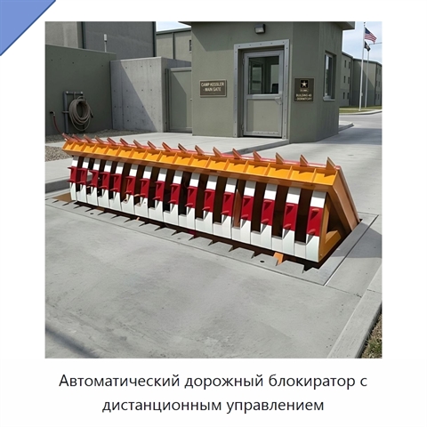 Автоматический дорожный блокиратор с дистанционным управлением