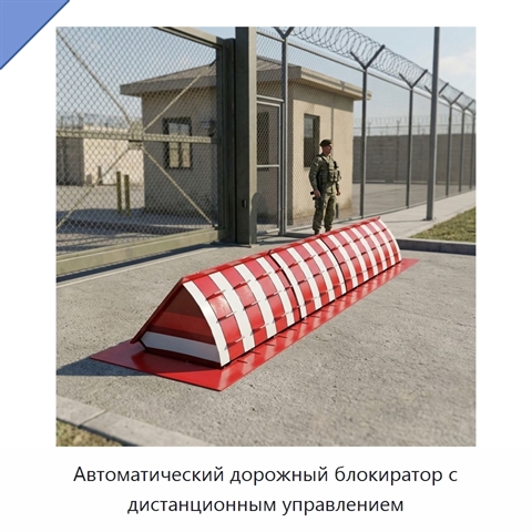 Автоматический дорожный блокиратор с дистанционным управлением