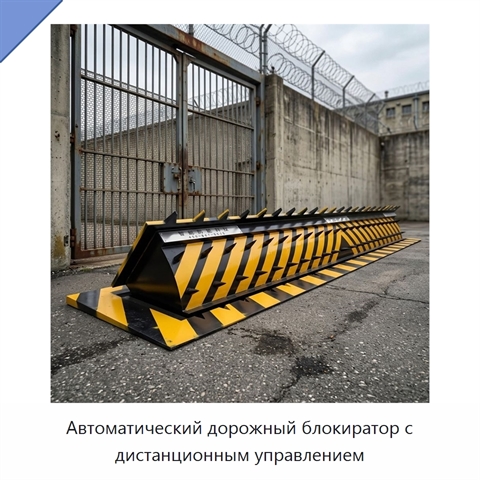 Автоматический дорожный блокиратор с дистанционным управлением