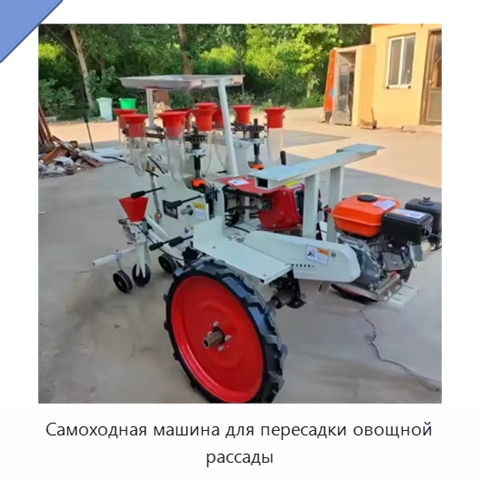 Самоходная машина для пересадки овощной рассады