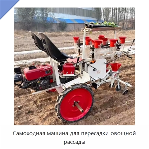 Самоходная машина для пересадки овощной рассады